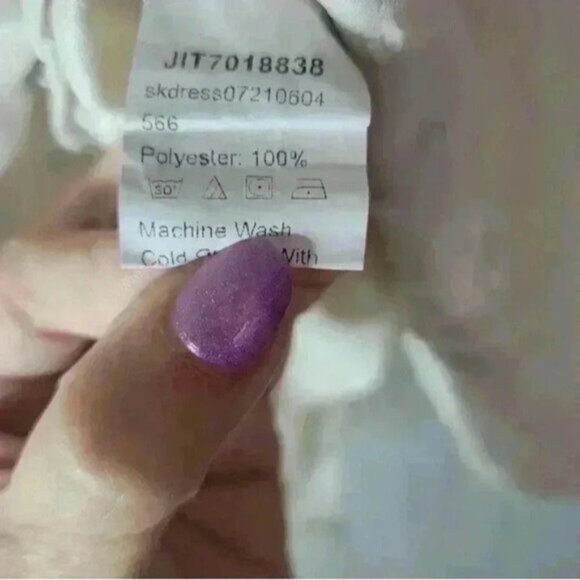 girls cream colored lace dress size 9 - Picture 7 of 7